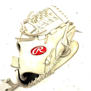Used Rawlings LIBERTY ADVANCED RH Throw Fastpitch Gloves White 12" 11860-S000294224