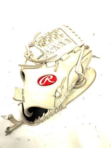 Used Rawlings LIBERTY ADVANCED RH Throw Fastpitch Gloves White 12" 11860-S000294224