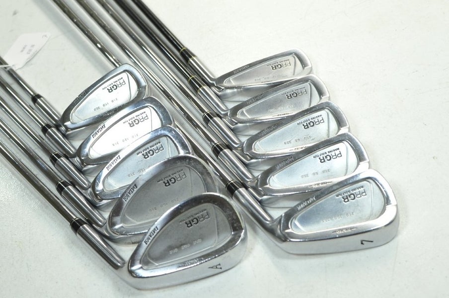 PRGR Data 801 3-PW,AW,SW Iron Set Right Regular Flex Graphite/Steel # 182850