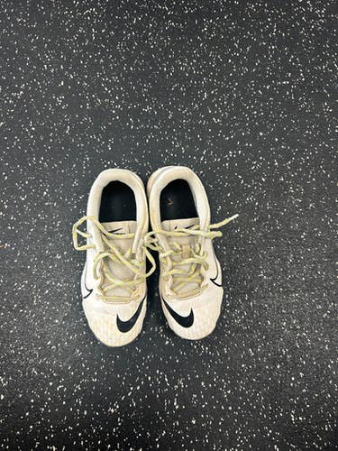 Used Nike HYPERDIAMOND 4 BB/SB Cleats White Junior 03 11849-S000029557