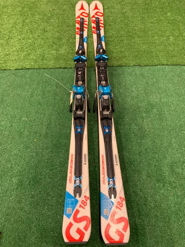 Atomic Redster Double Deck GS 184 cm Skis With Bindings Max Din 12 (Used)