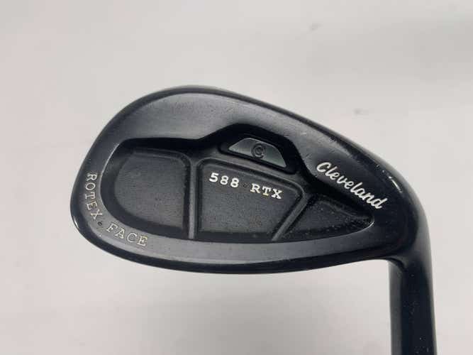 Cleveland 588 RTX CB Black Satin Wedge 50* 10 Bounce TT DG Wedge Steel Mens RH