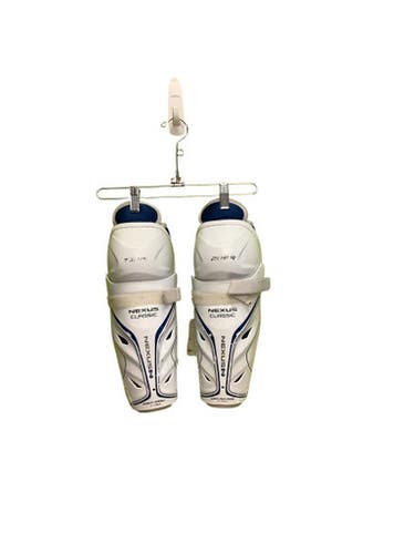 Used Bauer NEXUS CLASSIC Intermediate Shin Guards White 11" 11686-S000044597