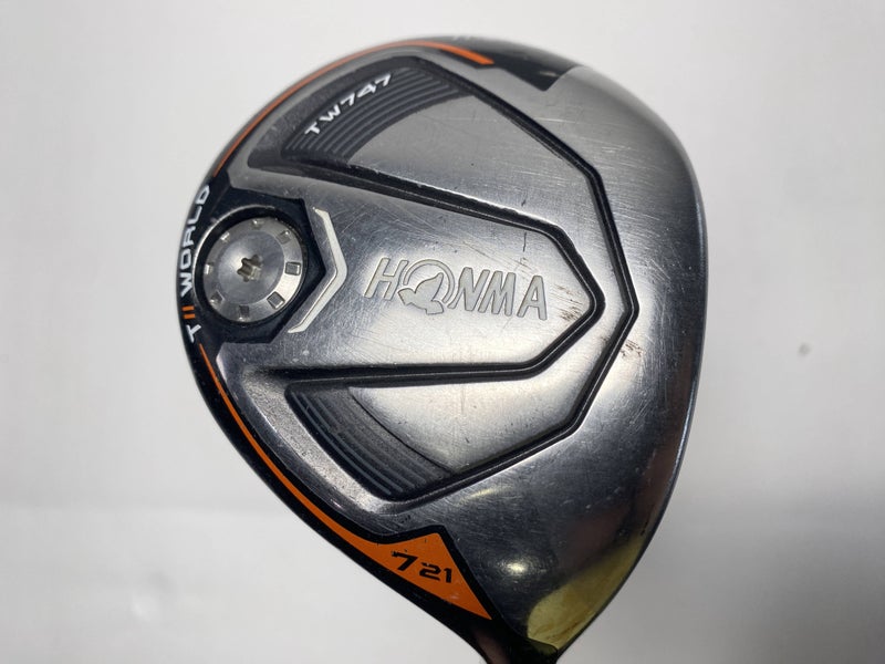 Honma TW747 7 Fairway Wood 21* Vizard TW747 60g Regular Graphite Mens RH