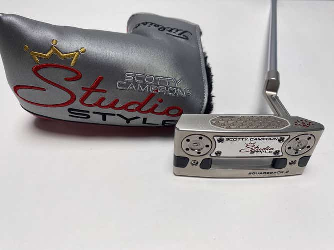Scotty Cameron Studio Style Squareback 2 2025 Putter 33" Mens RH HC NEW