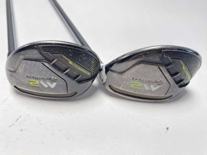 TaylorMade M2 2017 5 & 6 Hybrid Set 25* 28* REAX 65g Regular Graphite Mens RH