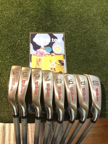 Wilson Staff Ladies FatShaft FS Irons Set (4-PW-SW) UST Graphite Shafts