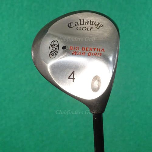 Callaway Big Bertha Warbird Fairway 4 Wood Factory RCH 96 Graphite Regular