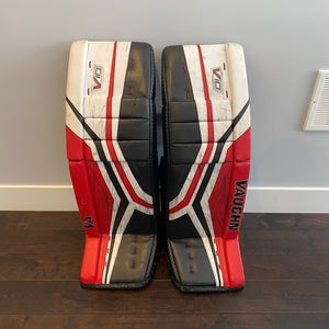 36"  Vaughn V10 Pro Carbon Goalie Leg Pads Pro Stock (Used)