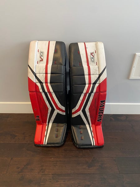 36"  Vaughn V10 Pro Carbon Goalie Leg Pads Pro Stock (Used)