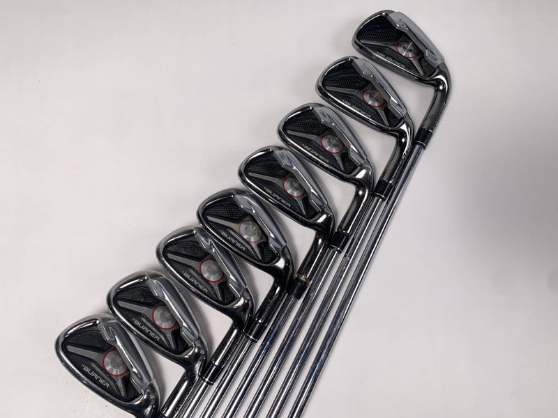 TaylorMade Burner 2009 Iron Set 4-PW+AW Burner Regular Steel Mens RH