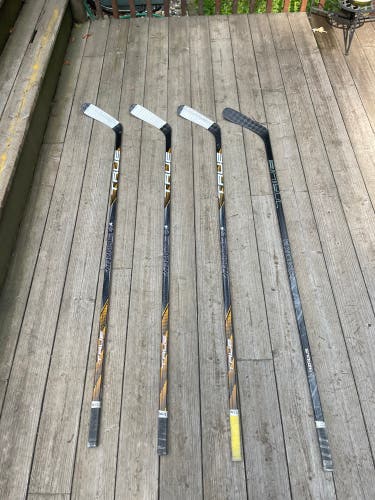 Senior True Hzrdus 9x4 Left Hand Hockey Stick Mid Pattern Pro Stock (Used)