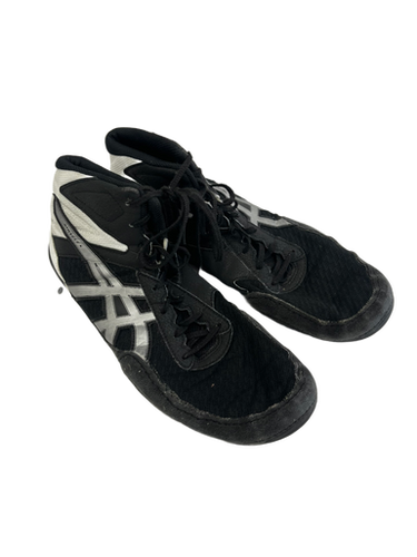 Used Asics Matflex Mens 13 Wrestling Shoes Black 11692-S000138747