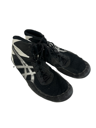 Used Asics Matflex Mens 13 Wrestling Shoes Black 11692-S000138747