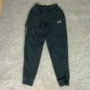 Under Armour Jogger Pants Mens Small Black Cargo Pocket Sweatpant Gym Casual