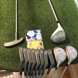 Acclaim Left Handed Ladies PGF Oversize Full Set (D,3W,5W,3-PW, Putter) Graphite