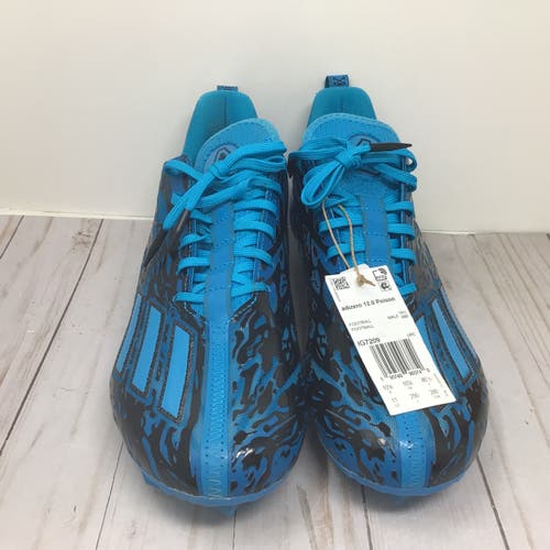 Adidas Men’s Adizero Poison Blue Football Cleats Size 11  (Used)