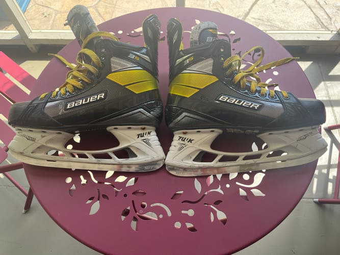 Bauer Supreme 3S Hockey Skates Regular Width 9.5 (Used)