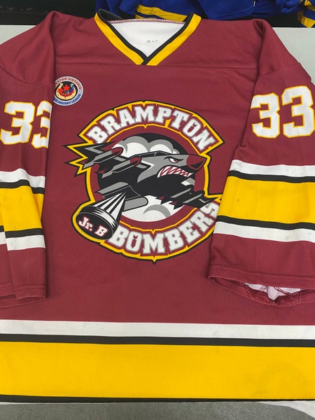 Brampton Bombers JrB goalie jersey