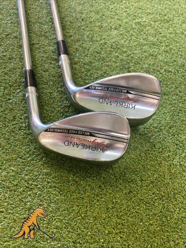 Used Kirkland Signature Wedge Set 52*, 56* True Temper Steel Wedge Flex