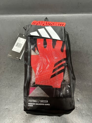 Adidas PREDATOR GOAL KEEPER GLOVES PRED GL LGE IX3859 Sz 9 NWT $80
