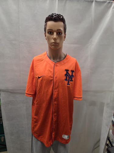 New York Mets Nike BSBL Orange Jersey XL MLB