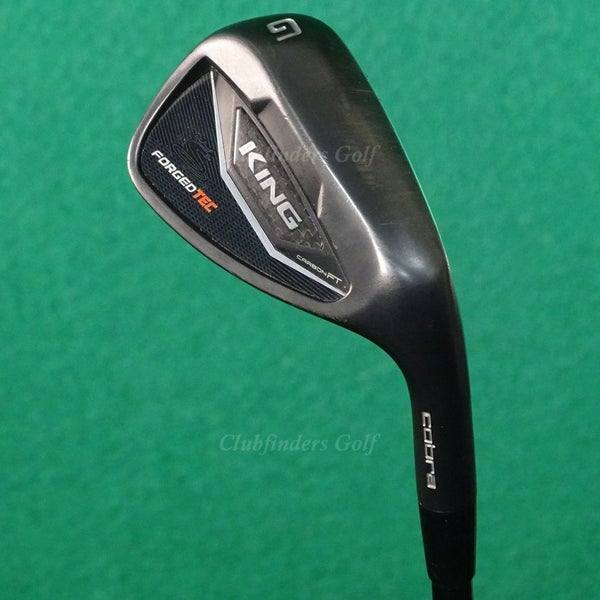 Cobra Golf King Forged Tec Black GW Gap Wedge KBS $-Taper 120 Black Steel Stiff