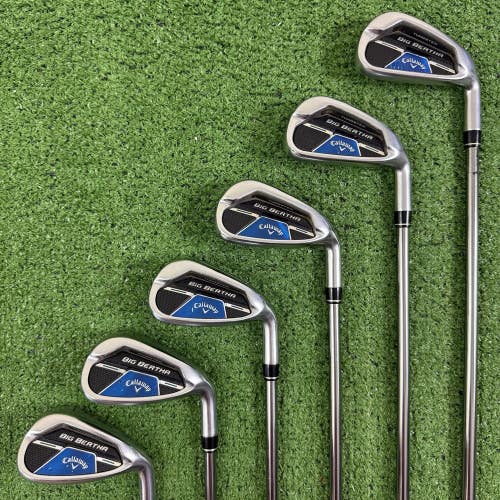 Callaway Big Bertha B21 Iron Set 6-PW AW RCH 65 65g Senior A Flex -1/2 Short