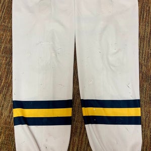 University of Michigan NCAA pro stock hockey socks