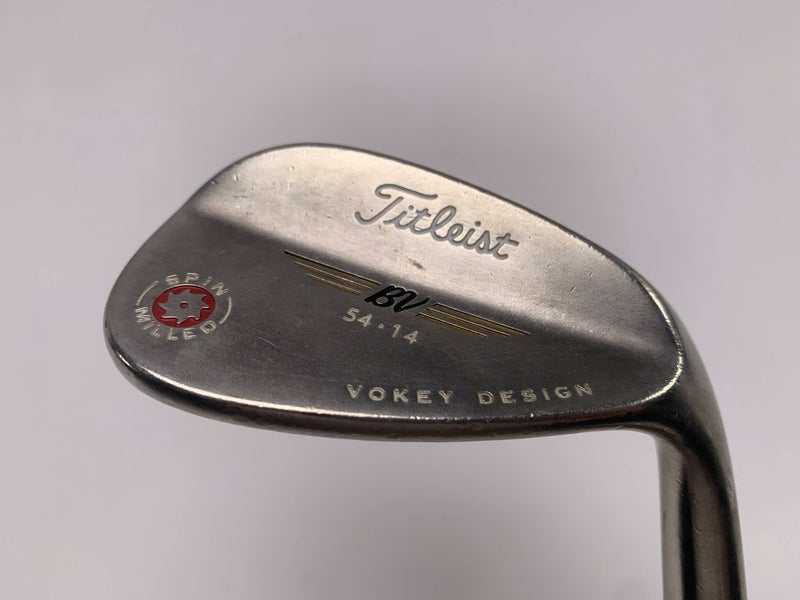 Titleist Vokey Spin Milled Chrome 2009 Sand Wedge SW 54* 14 Wedge Steel Mens RH