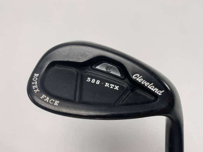 Cleveland 588 RTX 2.0 Black Satin Lob Wedge LW 60* TT DG Wedge Steel Mens RH
