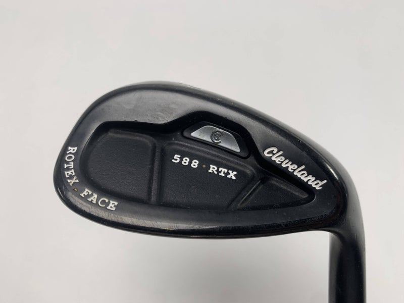 Cleveland 588 RTX 2.0 Black Satin Lob Wedge LW 60* TT DG Wedge Steel Mens RH