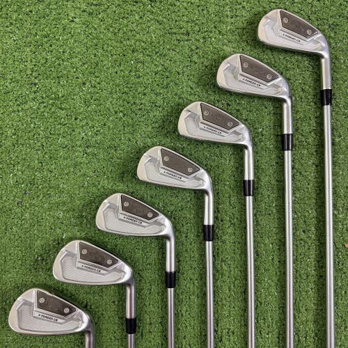 Callaway X Forged CB 21 4-PW Iron Set Stiff Flex Project X IO 6.0 110g Shafts