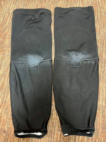 Adidas cut resistant pro stock hockey socks- Black -large