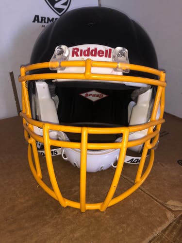 USED RIDDELL SPEED ADULT HELMET - MEDIUM - FLAT BLACK