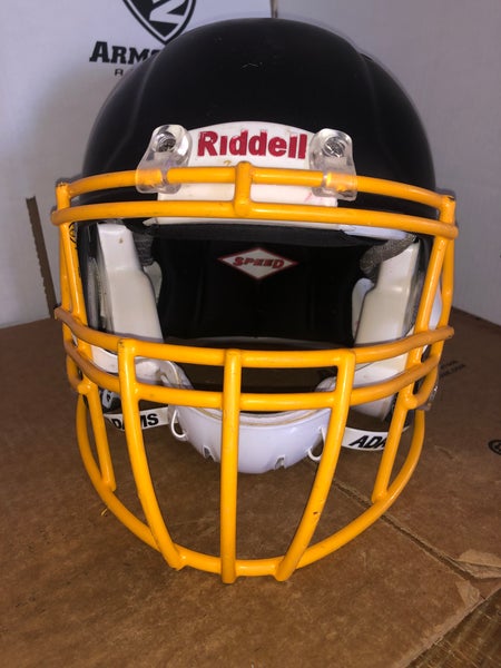 USED RIDDELL SPEED ADULT HELMET - MEDIUM - FLAT BLACK