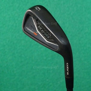 Cobra King Forged Tec Black Single 6 Iron AMT Tour White S300 Onyx Steel Stiff