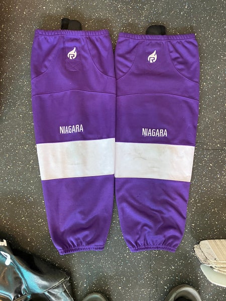 Niagara University Purple Game Socks
