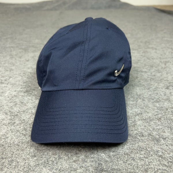 Nike Hat Cap Strap Back Metal Swoosh Golf Athletic Mens Heritage86 One Size