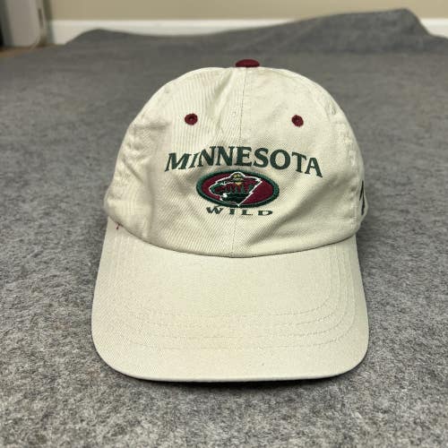 Minnesota Wild Hat Cap Strap Back NHL Hockey Beige Green Red Mens Zephyr