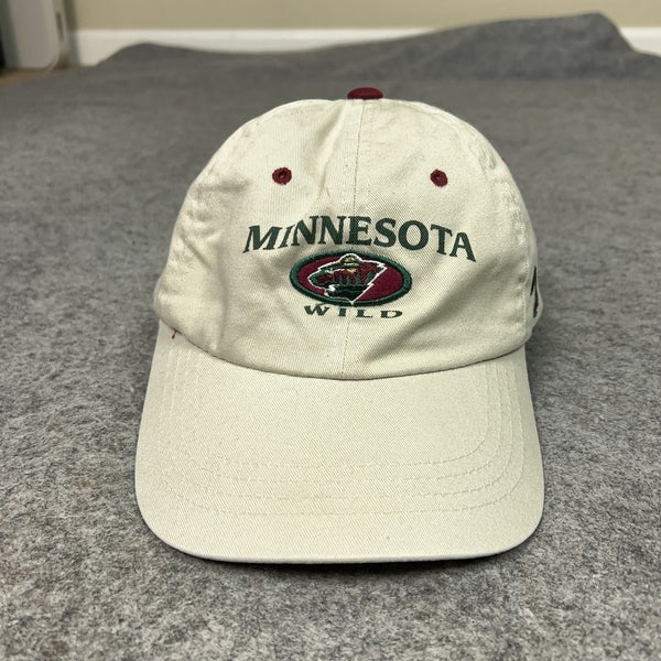 Minnesota Wild Hat Cap Strap Back NHL Hockey Beige Green Red Mens Zephyr