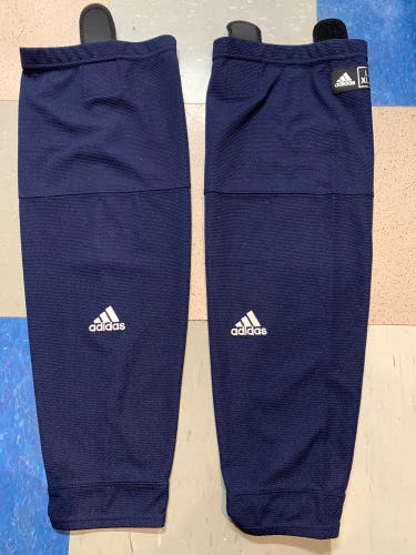 Navy XL Intermediate Adidas Socks (New)