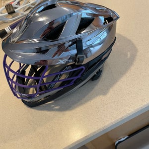 Lightly Used Chrome Cascade XRS Pro with Purple Facemask