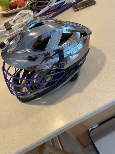 Lightly Used Chrome Cascade XRS Pro with Purple Facemask