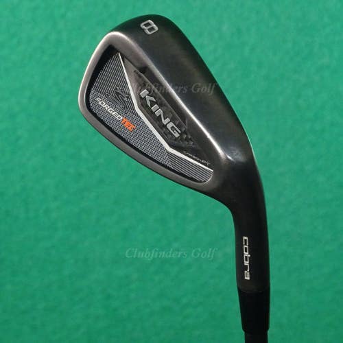 Cobra King Forged Tec Black Single 8 Iron AMT Tour White S300 Onyx Steel Stiff