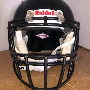 USED RIDDELL SPEED ADULT HELMET - SMALL - FLAT BLACK