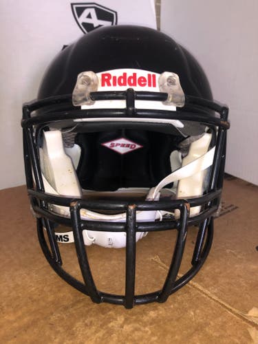 USED RIDDELL SPEED ADULT HELMET - SMALL - FLAT BLACK