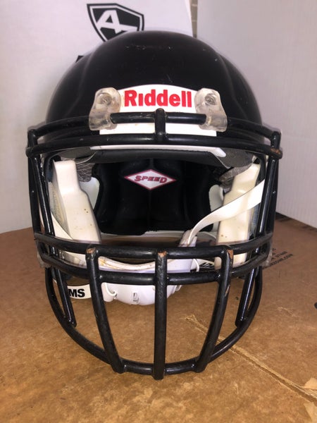 USED RIDDELL SPEED ADULT HELMET - SMALL - FLAT BLACK