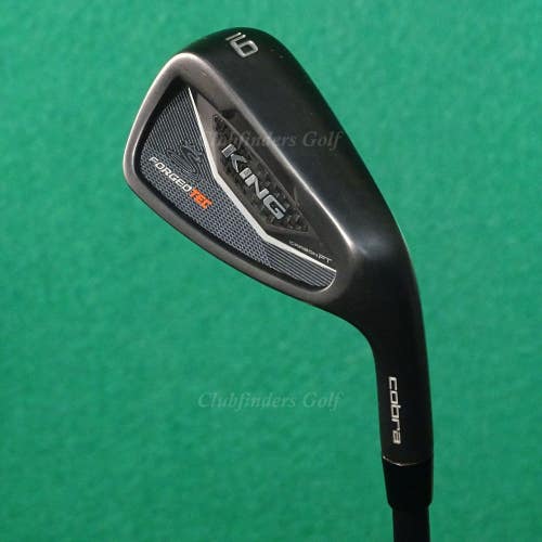 Cobra King Forged Tec Black Single 9 Iron AMT Tour White S300 Onyx Steel Stiff