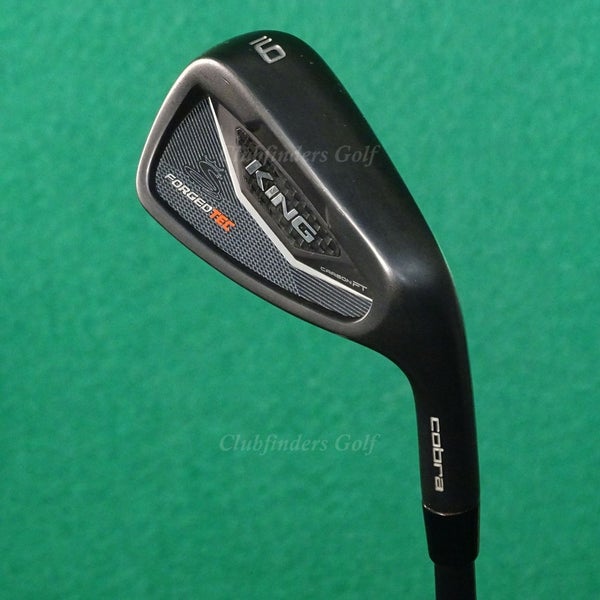 Cobra King Forged Tec Black Single 9 Iron AMT Tour White S300 Onyx Steel Stiff